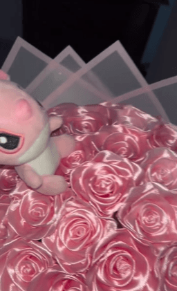 Класически розов букет 1